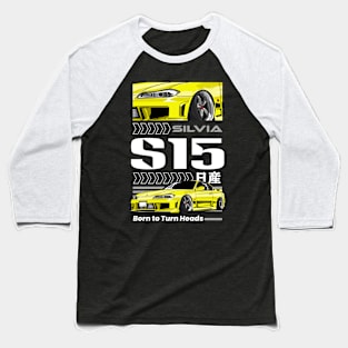 Iconic Silvia S15 Car Baseball T-Shirt